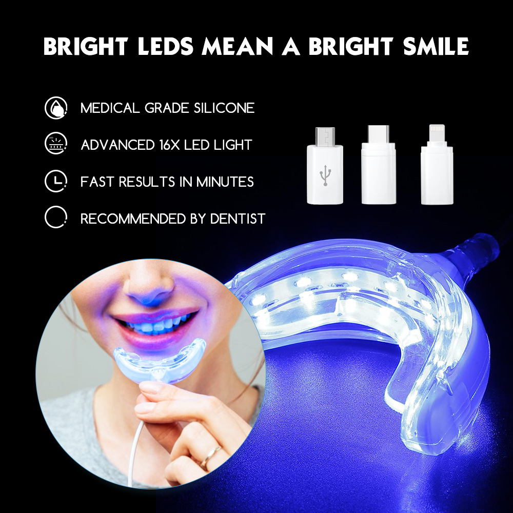 Teeth Whitening Charcoal - Luxsmile Smart LED Teeth Whitening Portable