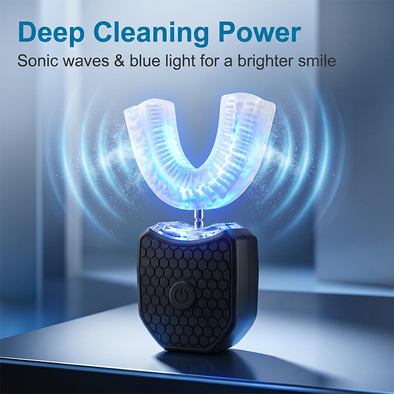Teeth Whitening Device - U-shaped electric toothbrush - oral cavity