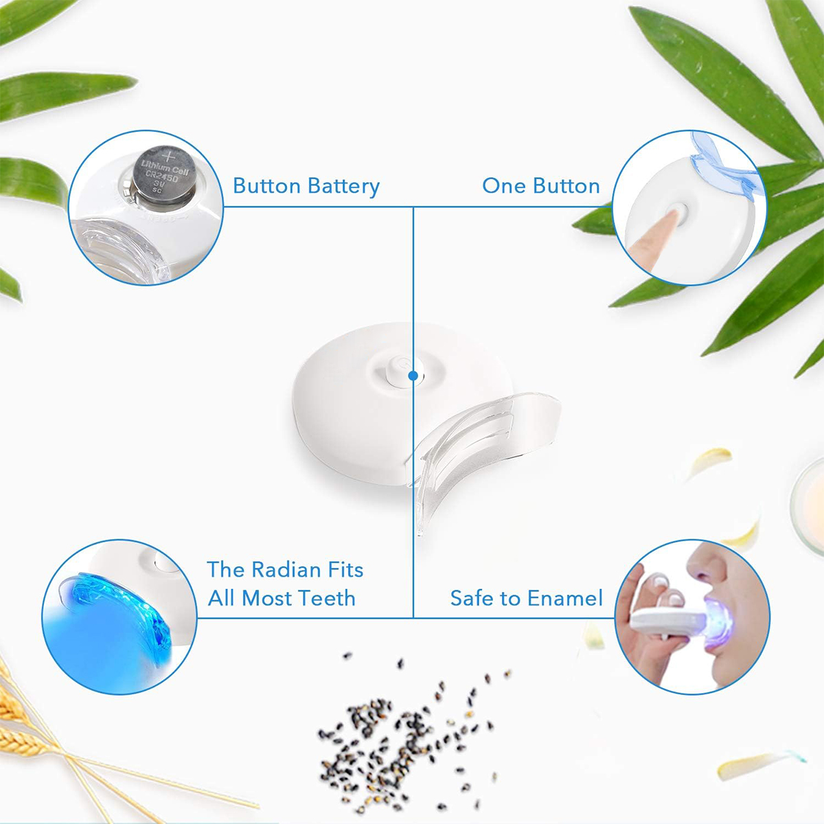 Teeth Whitening Kit - 5X LED L - Teeth Whitening Home Kit ulasan dan harga