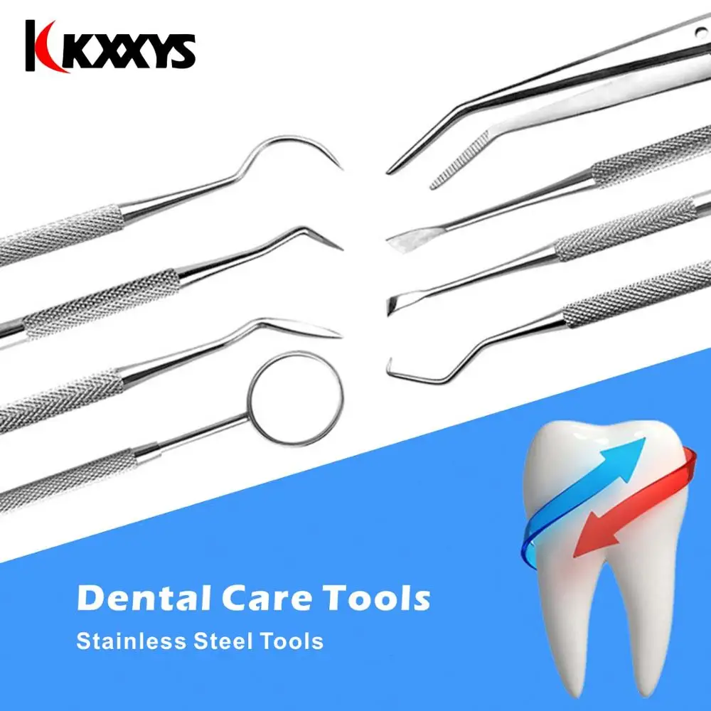 5-in-1 Stainless Steel Oral Ca - Teeth Whitening Home Kit ulasan dan harga