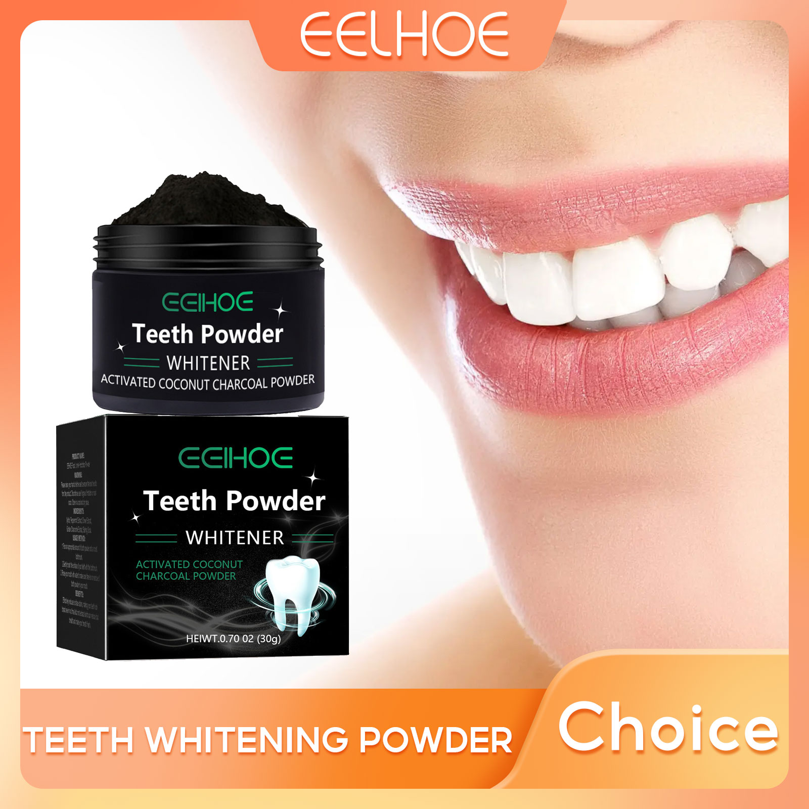 EELHOE Charcoal Powder for Tee - Teeth Whitening Charcoal ulasan dan harga
