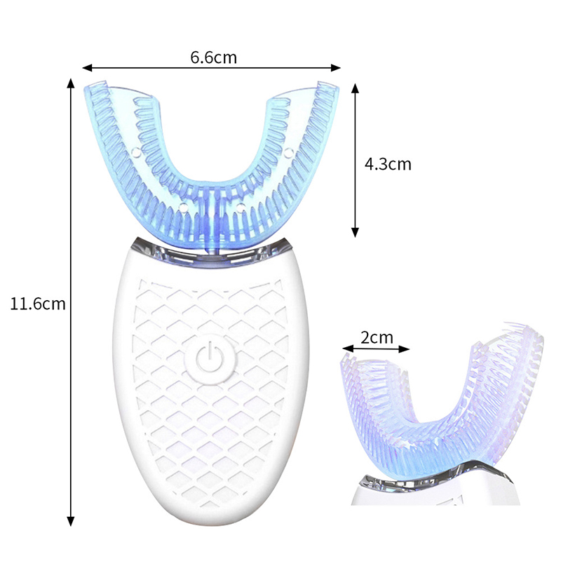 Soft Bristle U Shape Smart Tee - Teeth Whitening Device ulasan dan harga