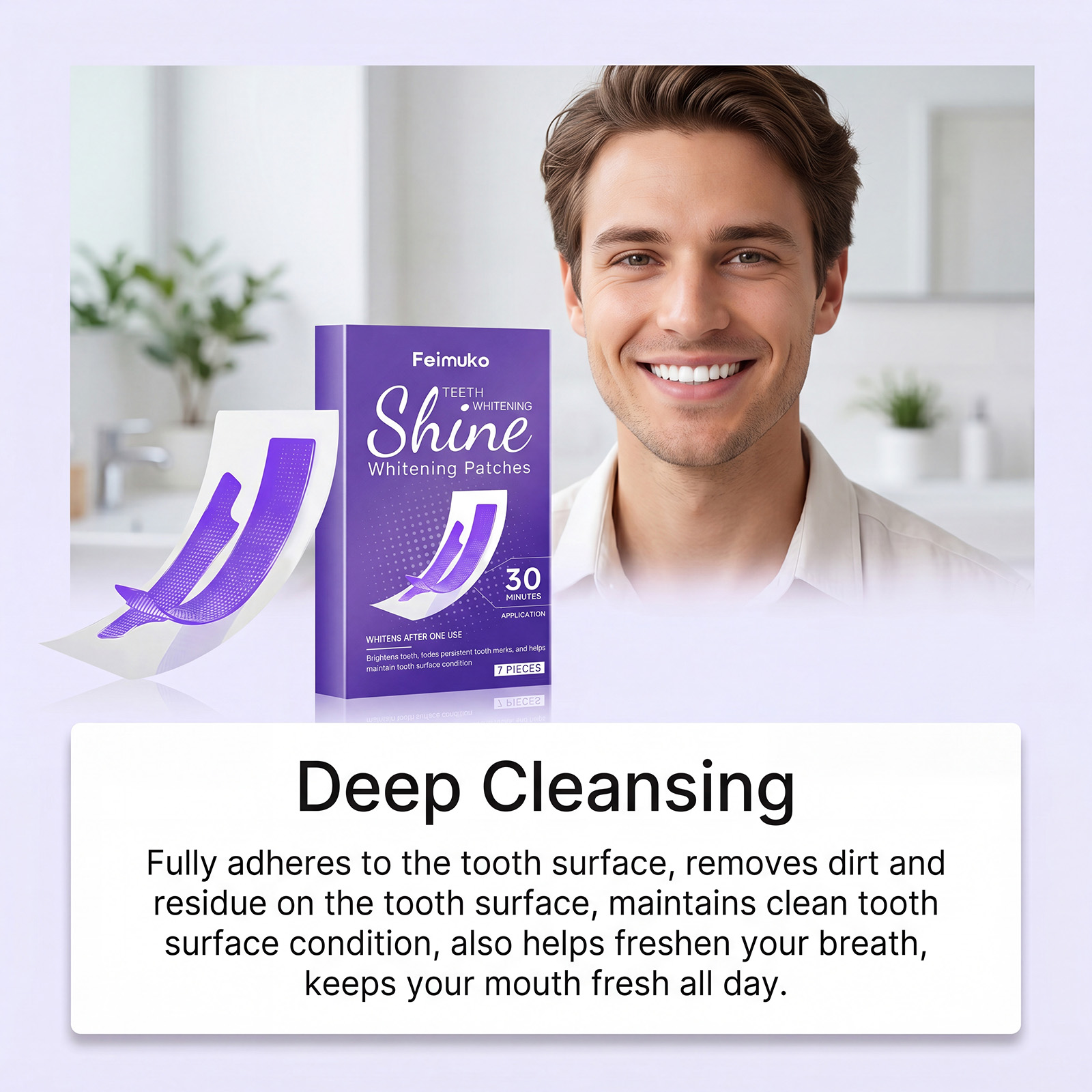 30Mins Teeth Whitening Strips  - Teeth Whitening Strips ulasan dan harga