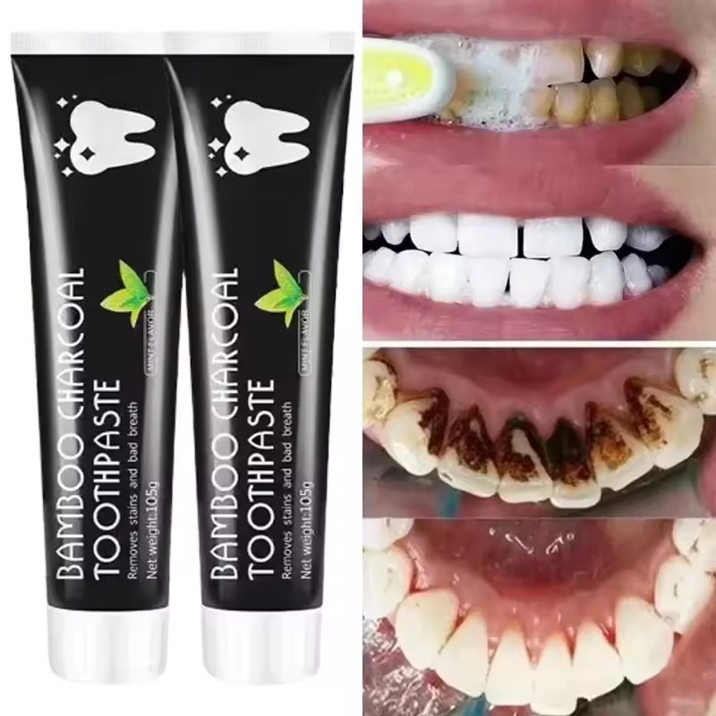 Whitening Toothpaste Bamboo Ch - Teeth Whitening Charcoal ulasan dan harga