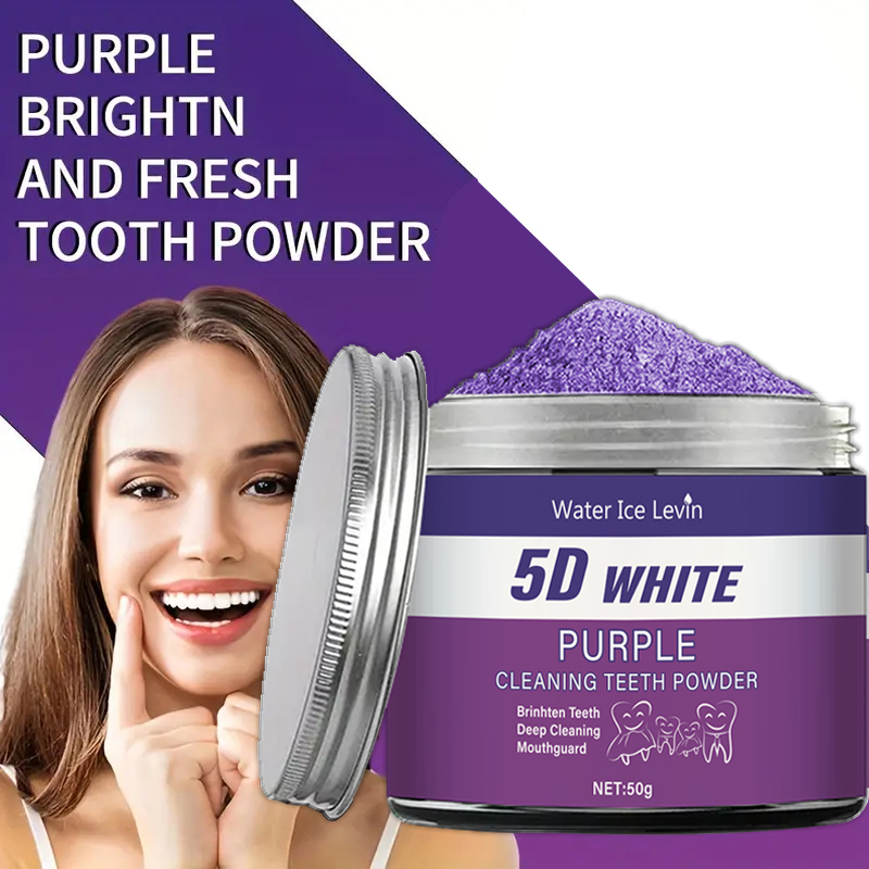 Purple Teeth Whitening Powder, - Teeth Whitening Charcoal ulasan dan harga
