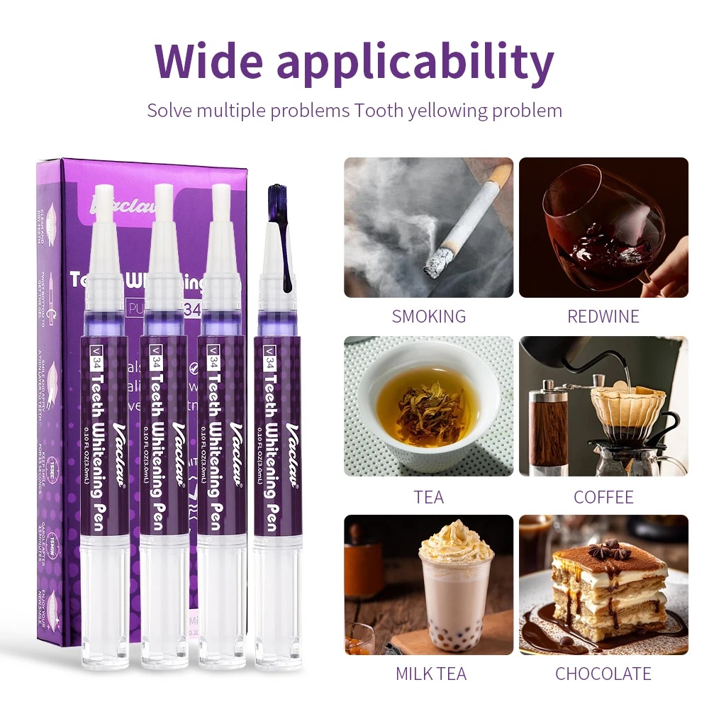 Vaclav V34 Purple teeth whiten - Teeth Whitening Fast ulasan dan harga